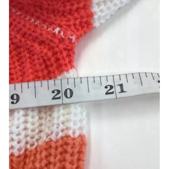 NWT Apt. 9 Women's Red White Colorblock Stripe Pullover Sweater - Size L - Picture 4 of 5